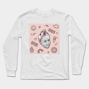 Hope-unicorn Pastel pink Long Sleeve T-Shirt